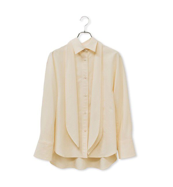 ADAM ET ROPE'「【サステナブル】ボウタイシャツ」|シャツ・ブラウス|