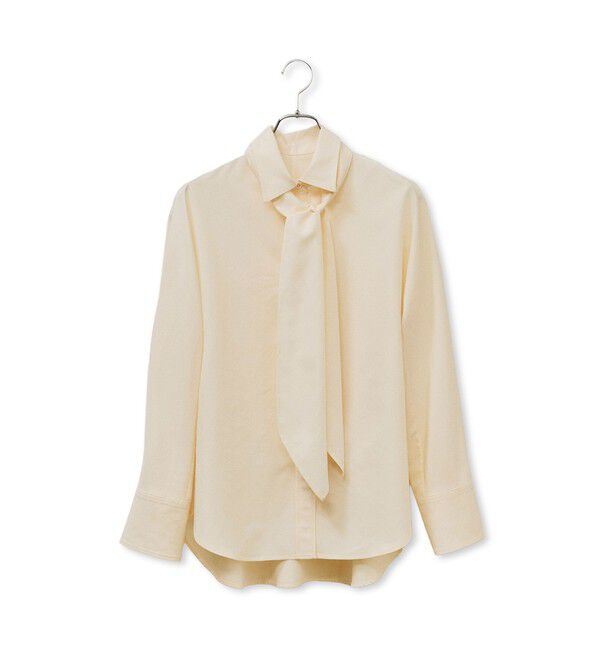 ADAM ET ROPE'「【サステナブル】ボウタイシャツ」|シャツ・ブラウス|