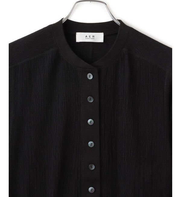 ADAM ET ROPE'「【WEB限定】メニーボタンリップルシアーカーディガン」|カーディガン|