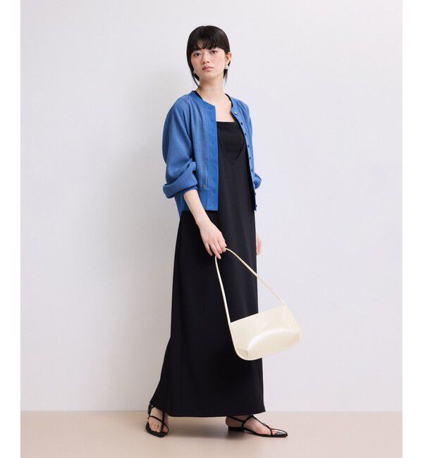 ADAM ET ROPE'「【WEB限定】メニーボタンリップルシアーカーディガン」|カーディガン|