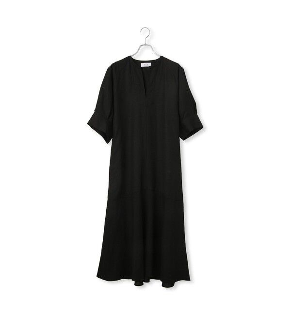 ADAM ET ROPE'「【WEB限定】リネンボリュームスリーブワンピース」|ワンピース|