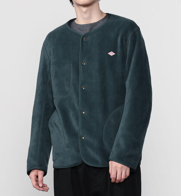 DANTON「DANTON | フリース カラーレスジャケット MEN」|Tシャツ・カットソー|