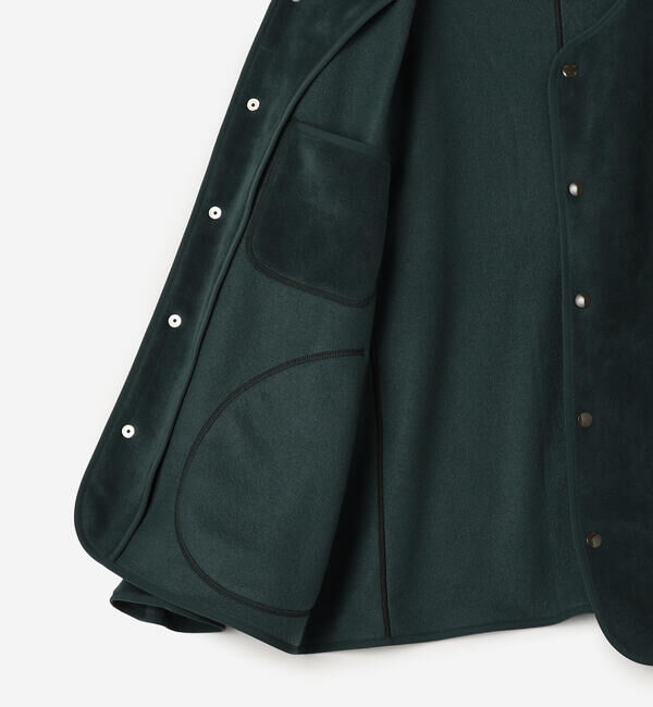 DANTON「DANTON | フリース カラーレスジャケット MEN」|Tシャツ・カットソー|