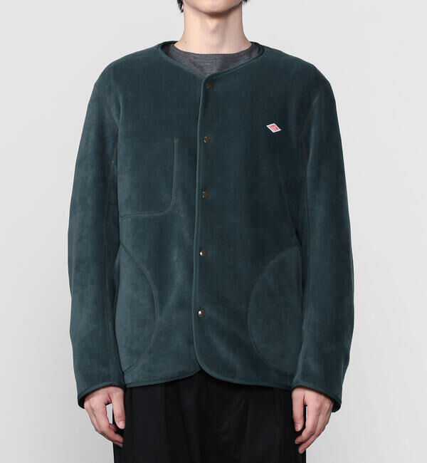 DANTON「DANTON | フリース カラーレスジャケット MEN」|Tシャツ・カットソー|