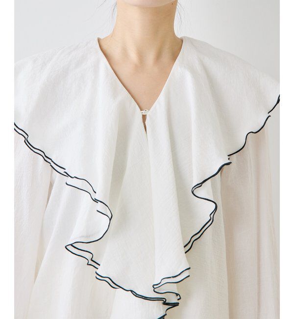  「ローンフリルブラウス」|シャツ・ブラウス|