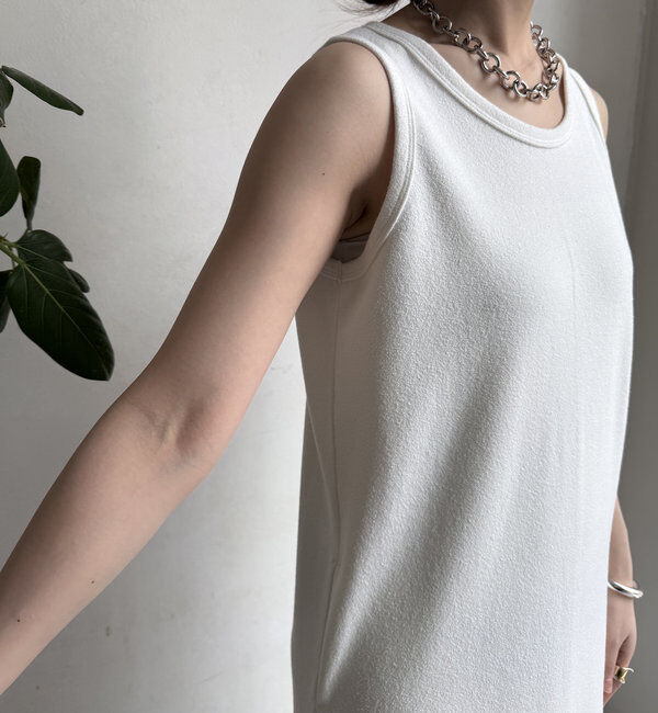  「【全骨格細見え】ブークレーダンボールタンクワンピース」|ワンピース|