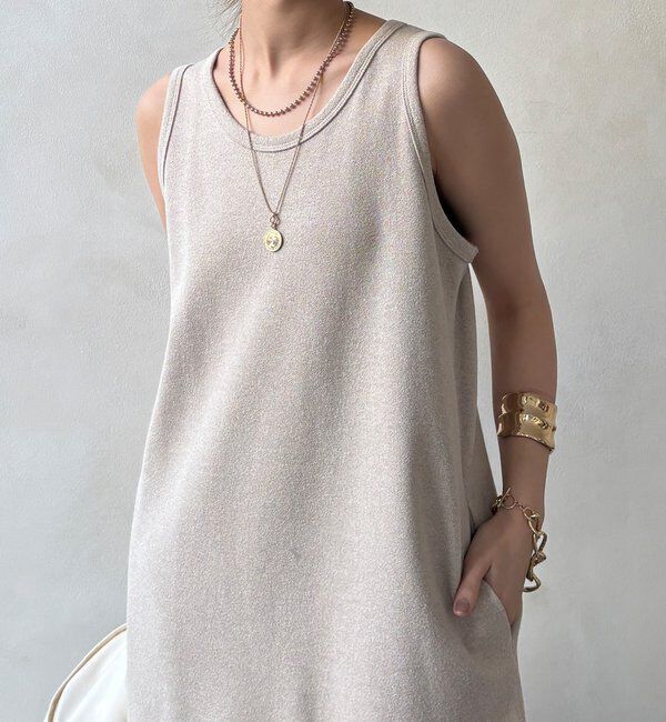  「【全骨格細見え】ブークレーダンボールタンクワンピース」|ワンピース|