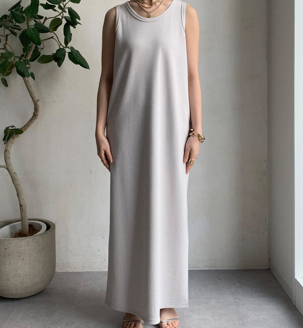  「【全骨格細見え】ブークレーダンボールタンクワンピース」|ワンピース|