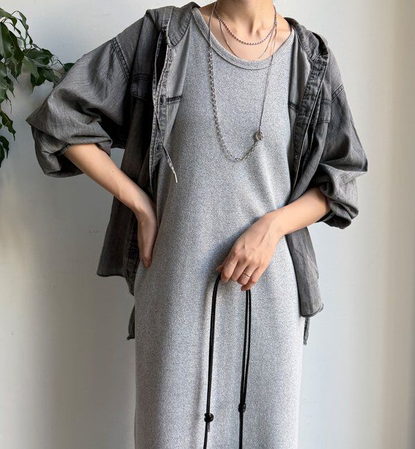  「【全骨格細見え】ブークレーダンボールタンクワンピース」|ワンピース|