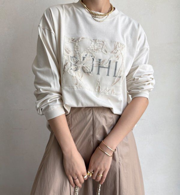  「【WEB限定】レースロゴロンTEE」|Tシャツ・カットソー|