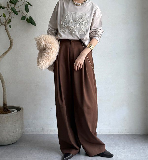  「【WEB限定】レースロゴロンTEE」|Tシャツ・カットソー|