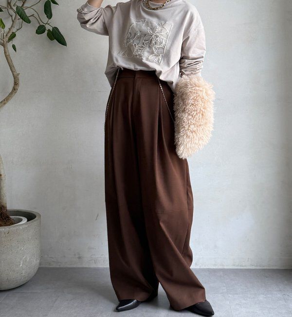  「【WEB限定】レースロゴロンTEE」|Tシャツ・カットソー|