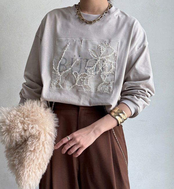  「【WEB限定】レースロゴロンTEE」|Tシャツ・カットソー|