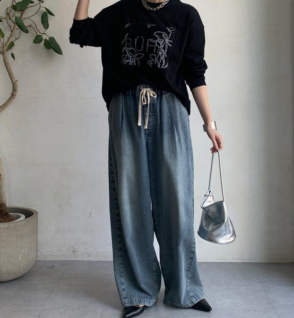  「【WEB限定】レースロゴロンTEE」|Tシャツ・カットソー|