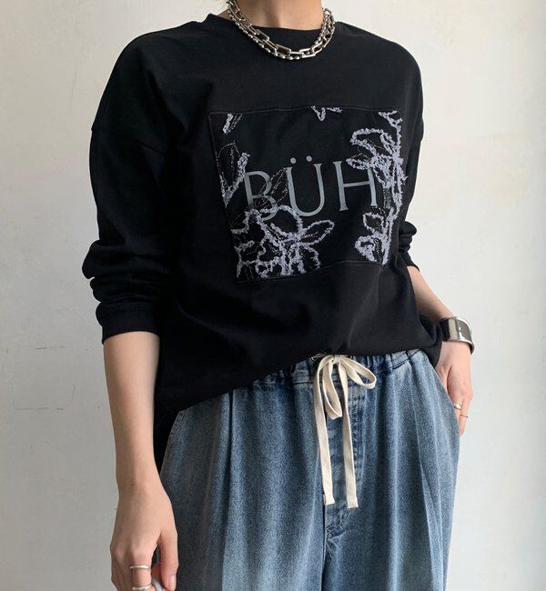  「【WEB限定】レースロゴロンTEE」|Tシャツ・カットソー|