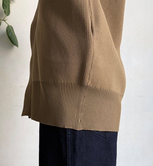  「バイカラーVカーディガン」|カーディガン|