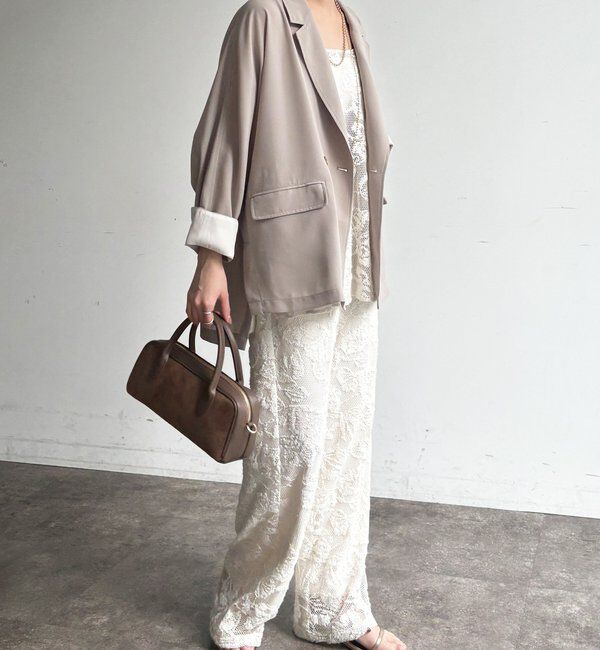  「【WEB限定】ドルマンスリーブテーラードジャケット」|テーラードジャケット|