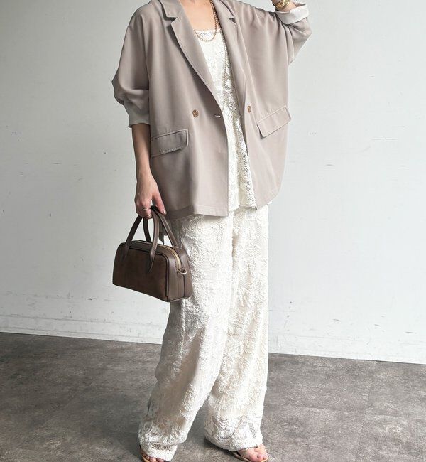  「【WEB限定】ドルマンスリーブテーラードジャケット」|テーラードジャケット|