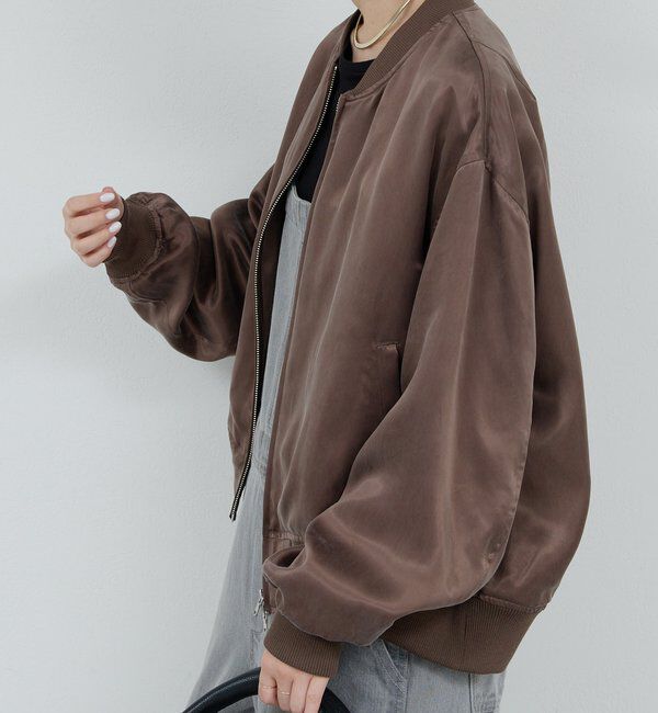  「キュプラサテンブルゾン」|ベスト・ジレ|