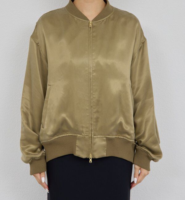 「キュプラサテンブルゾン」|ベスト・ジレ|