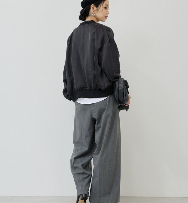  「キュプラサテンブルゾン」|ベスト・ジレ|