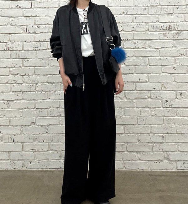  「キュプラサテンブルゾン」|ベスト・ジレ|