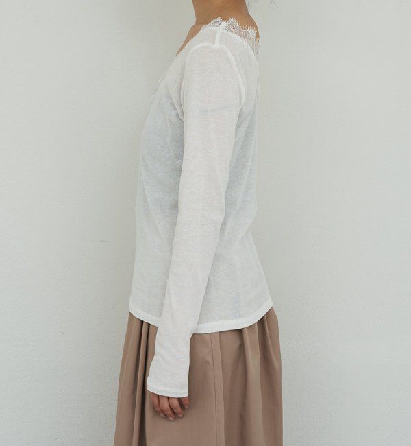  「VレースロンTee」|Tシャツ・カットソー|