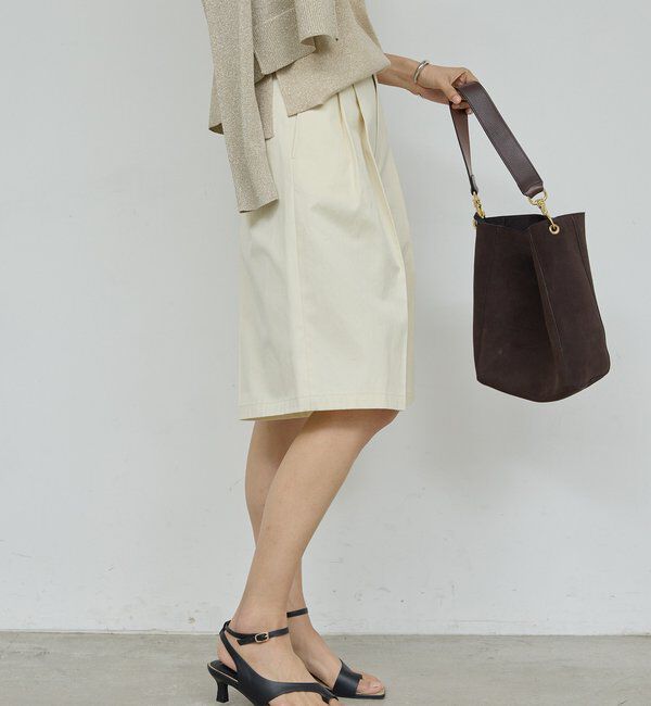  「【HERITANOVUM】ドライギャバハーフパンツ」|チノ|