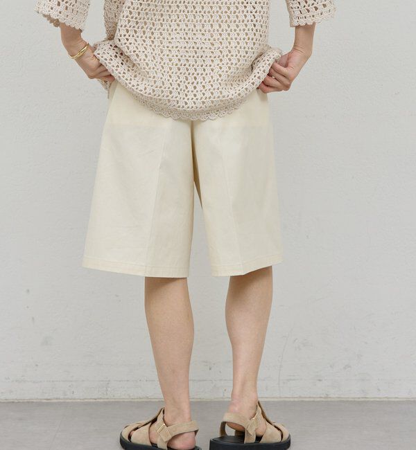  「【HERITANOVUM】ドライギャバハーフパンツ」|チノ|