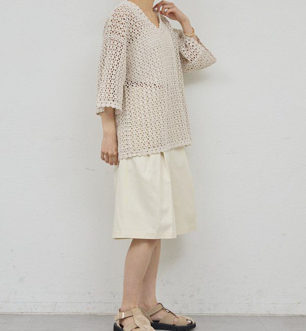  「【HERITANOVUM】ドライギャバハーフパンツ」|チノ|