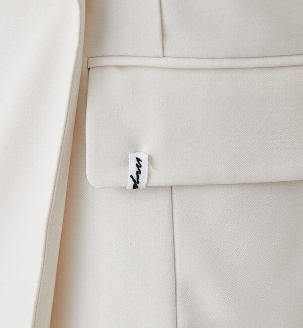  「袖口ギャザー半袖ジャケット」|テーラードジャケット|