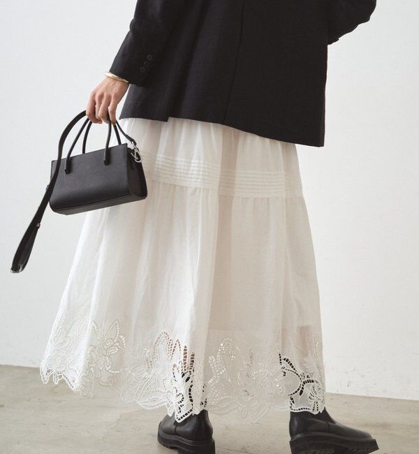  「レースティアードスカート」|スカート|