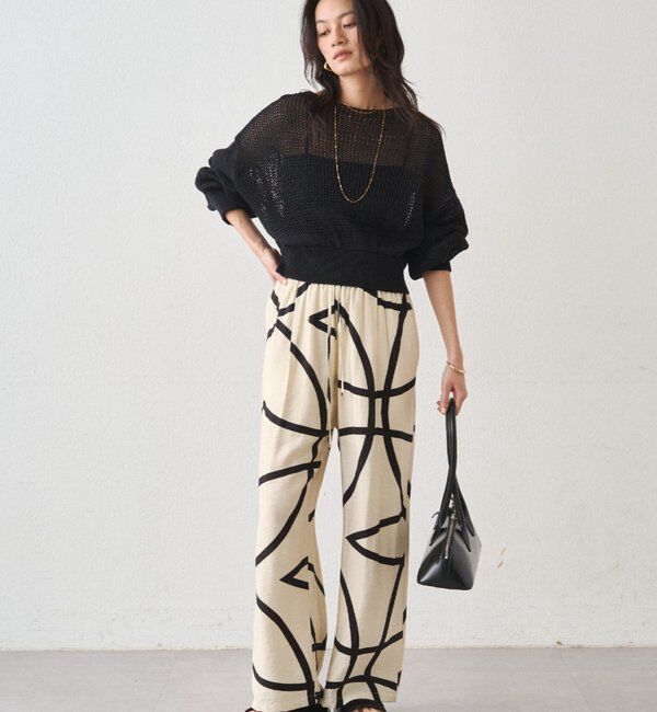  「クリスピーコットンショートニット」|ニット・セーター|