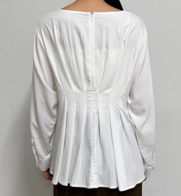  「Aラインペプラムブラウス」|シャツ・ブラウス|