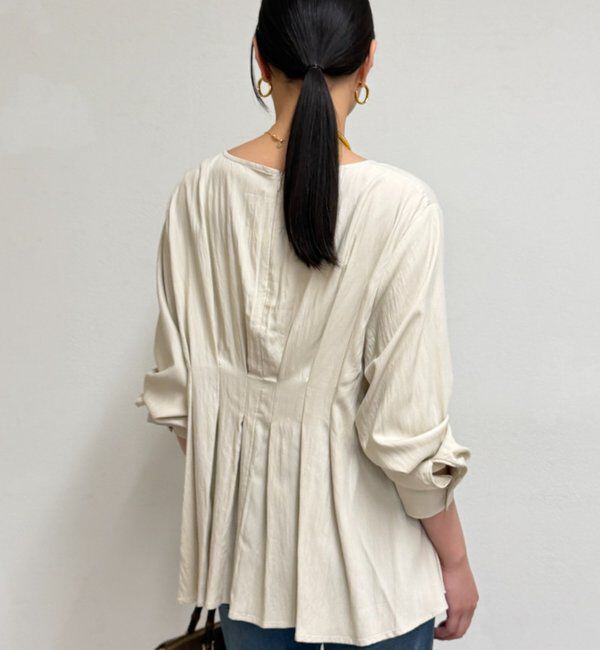  「Aラインペプラムブラウス」|シャツ・ブラウス|