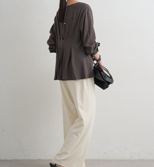  「Aラインペプラムブラウス」|シャツ・ブラウス|