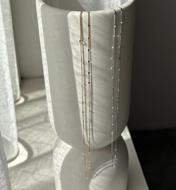  「〈GOLDY/ゴールディ〉ドットチェーンスキンネックレス」|リング|