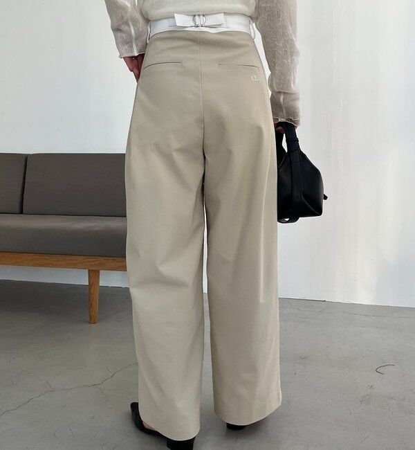  「〈C.L〉バイカラーウエストパンツ」|チノ|