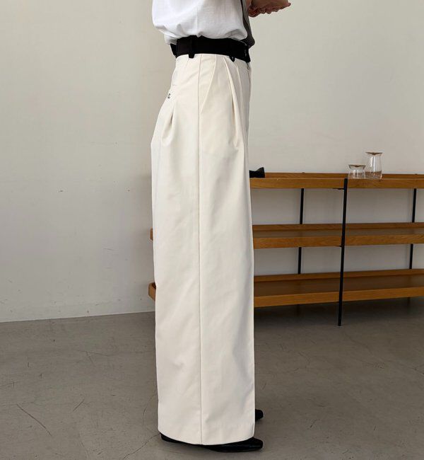  「〈C.L〉バイカラーウエストパンツ」|チノ|