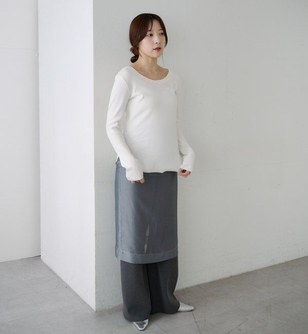  「ベアテレコロングスリーブカットソー」|Tシャツ・カットソー|