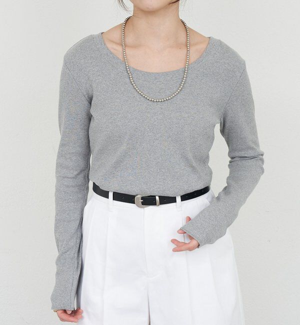  「ベアテレコロングスリーブカットソー」|Tシャツ・カットソー|