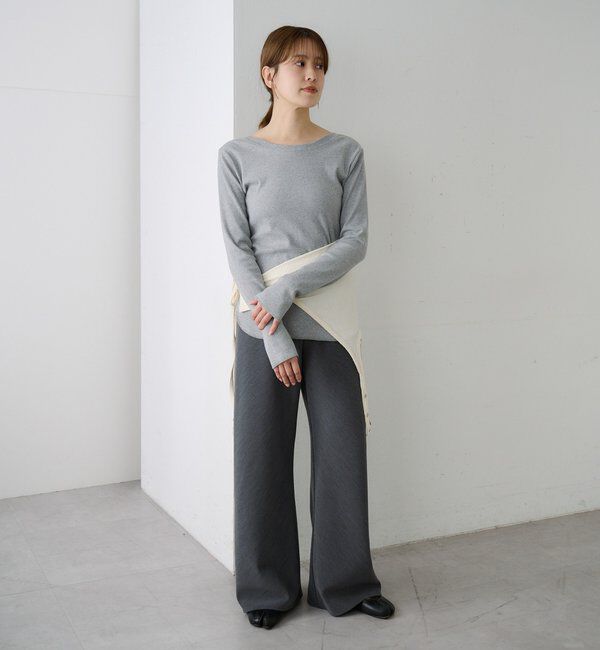  「ベアテレコロングスリーブカットソー」|Tシャツ・カットソー|