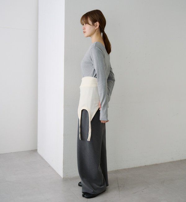  「ベアテレコロングスリーブカットソー」|Tシャツ・カットソー|