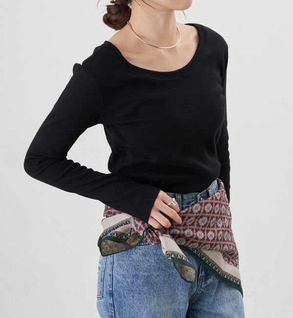  「ベアテレコロングスリーブカットソー」|Tシャツ・カットソー|