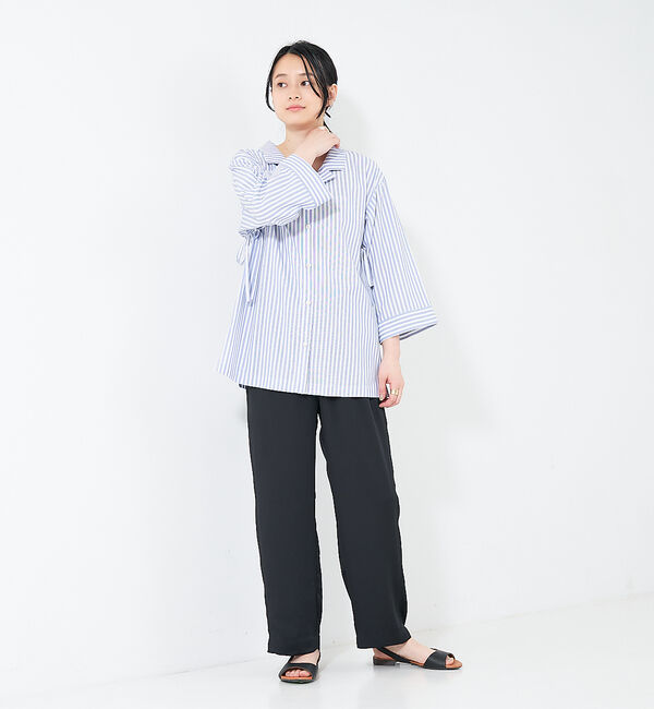 collex「＜手洗い可＞バックギャザーブラウス」|シャツ・ブラウス|