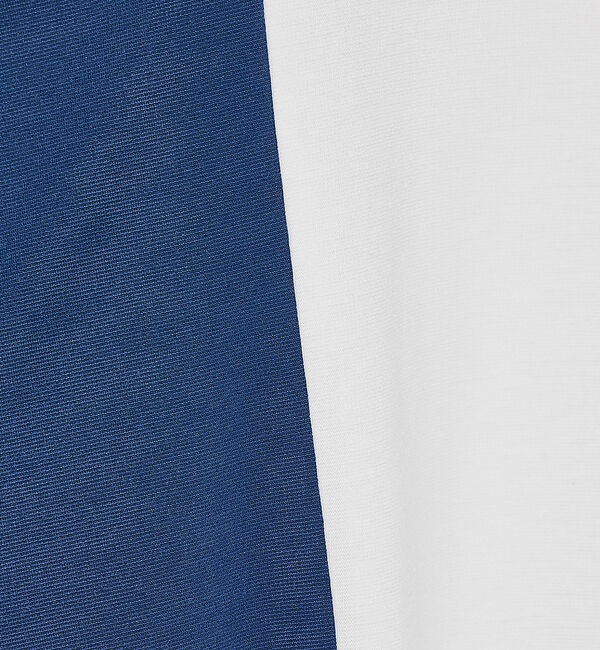 ABAHOUSE「【ウズマキ】アシンメトリー 配色 オーバーサイズ ポンチ Tシャツ」|Tシャツ・カットソー|