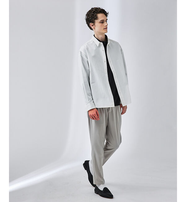 ABAHOUSE「【ラインスリーブ】オックスフォードシャツ / シャツブルゾン」|シャツ・ブラウス|