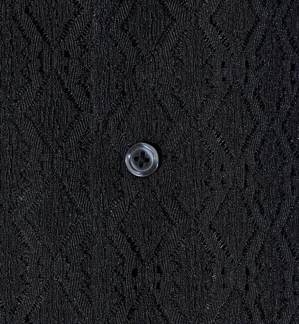 ABAHOUSE「【ジオメトリック柄】 ストレッチ シアーシャツ/レースシャツ」|シャツ・ブラウス|