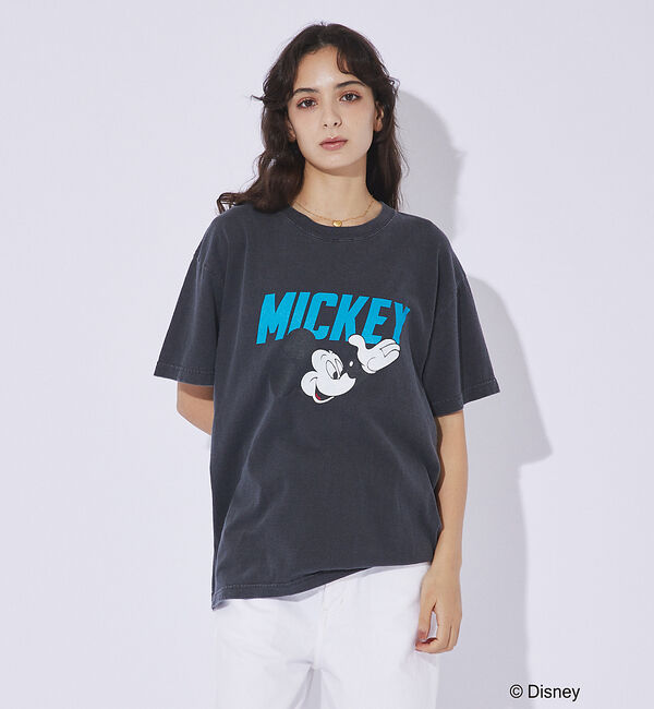 ABAHOUSE「【GOOD ROCK SPEED / グッドロックスピード】Disney/ Mi」|Tシャツ・カットソー|ブラック