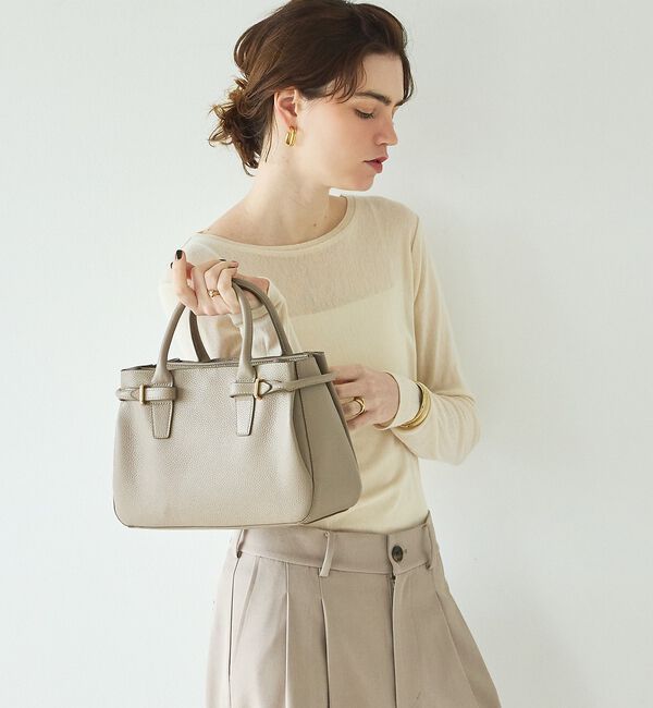 LOWELL things「Lien/レザー3層2WAYトート」|トートバッグ|